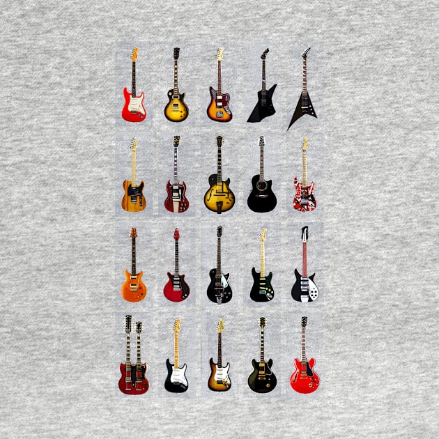 Cool Tees Guitar Legends Collection by COOLTEESCLUB